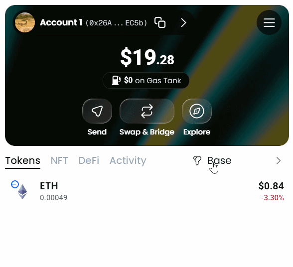Ambire Wallet fails to resolve the address for zissou.eth in context of the Base chain